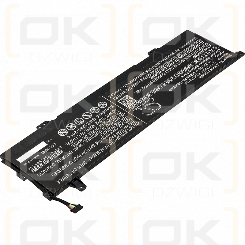 Lenovo Yoga 730-15IKB / L17C3PE0 4500mAh Li-polímero 11.25V (Cameron Sino)