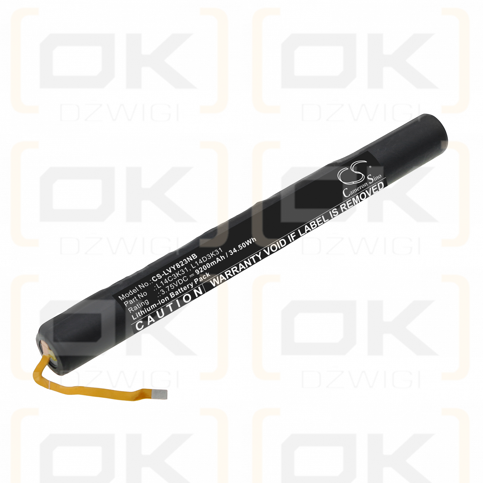 Lenovo YT2-830 / L14C3K31 9200mAh Li-ion 3.75V (Cameron Sino)