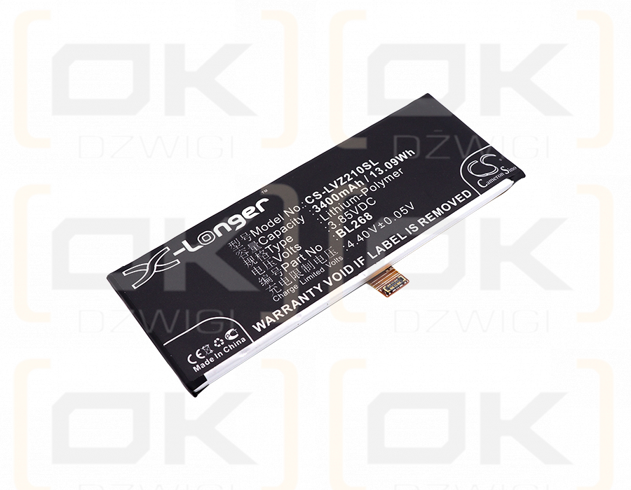 Lenovo Z2131 / BL268 3400mAh Li-Polymer 3.85V (Cameron Sino)