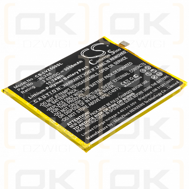 Lenovo L78012 / BL288 3050mAh Li-Polymer 3.85V (Cameron Sino)