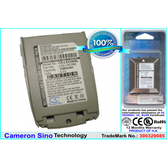 LG 3100 / LGLI-ACGM 1000 mAh Li-ion 3.7 V (Cameron Sino)