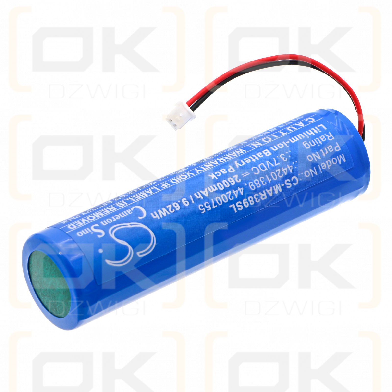 MARES Genius Air / 44201389 2600 mAh Li-Ion 3,7 V (Cameron Sino)