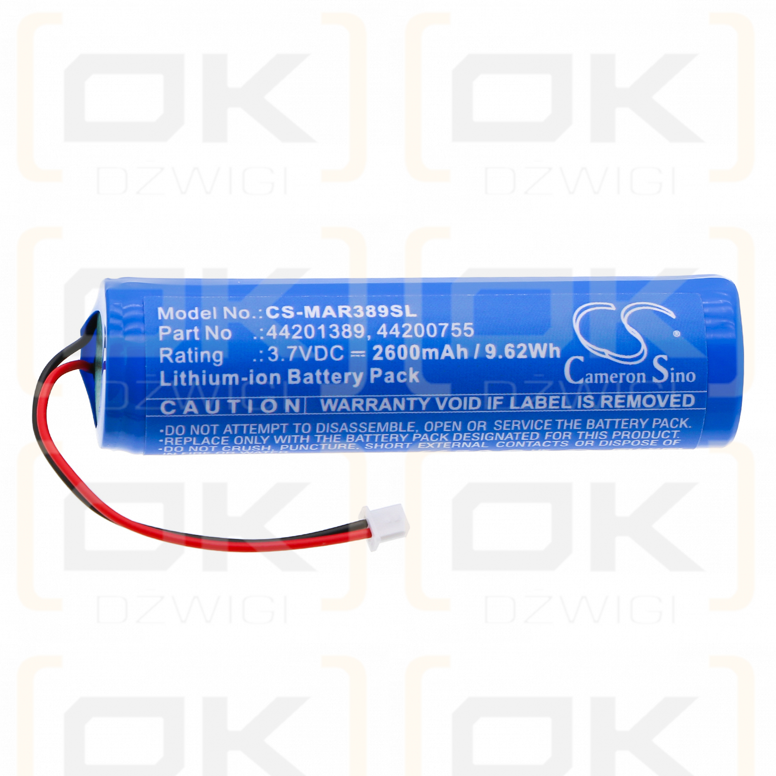 MARES Genius Air / 44201389 2600 mAh Li-Ion 3,7 V (Cameron Sino)