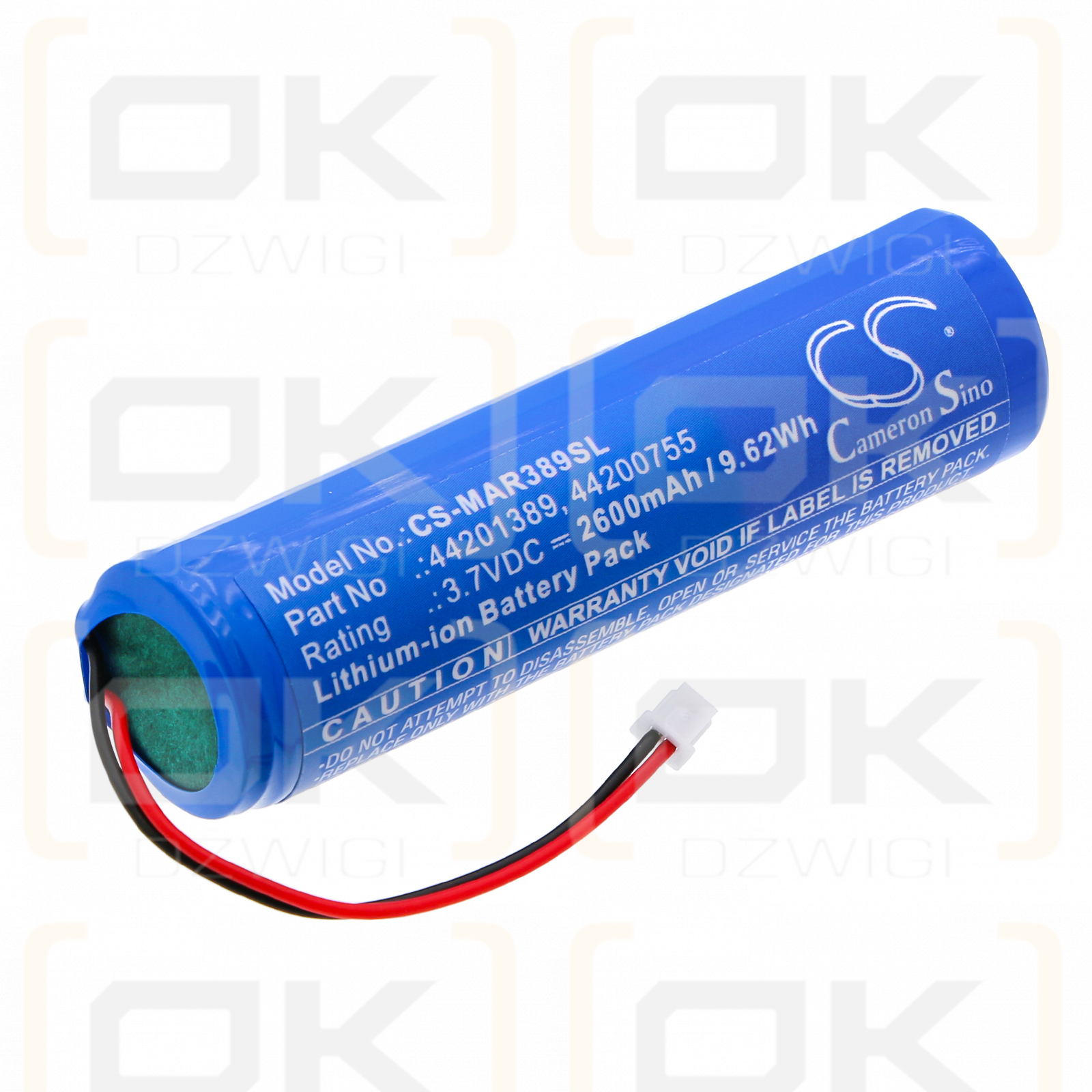 MARES Genius Air / 44201389 2600 mAh Li-Ion 3,7 V (Cameron Sino)