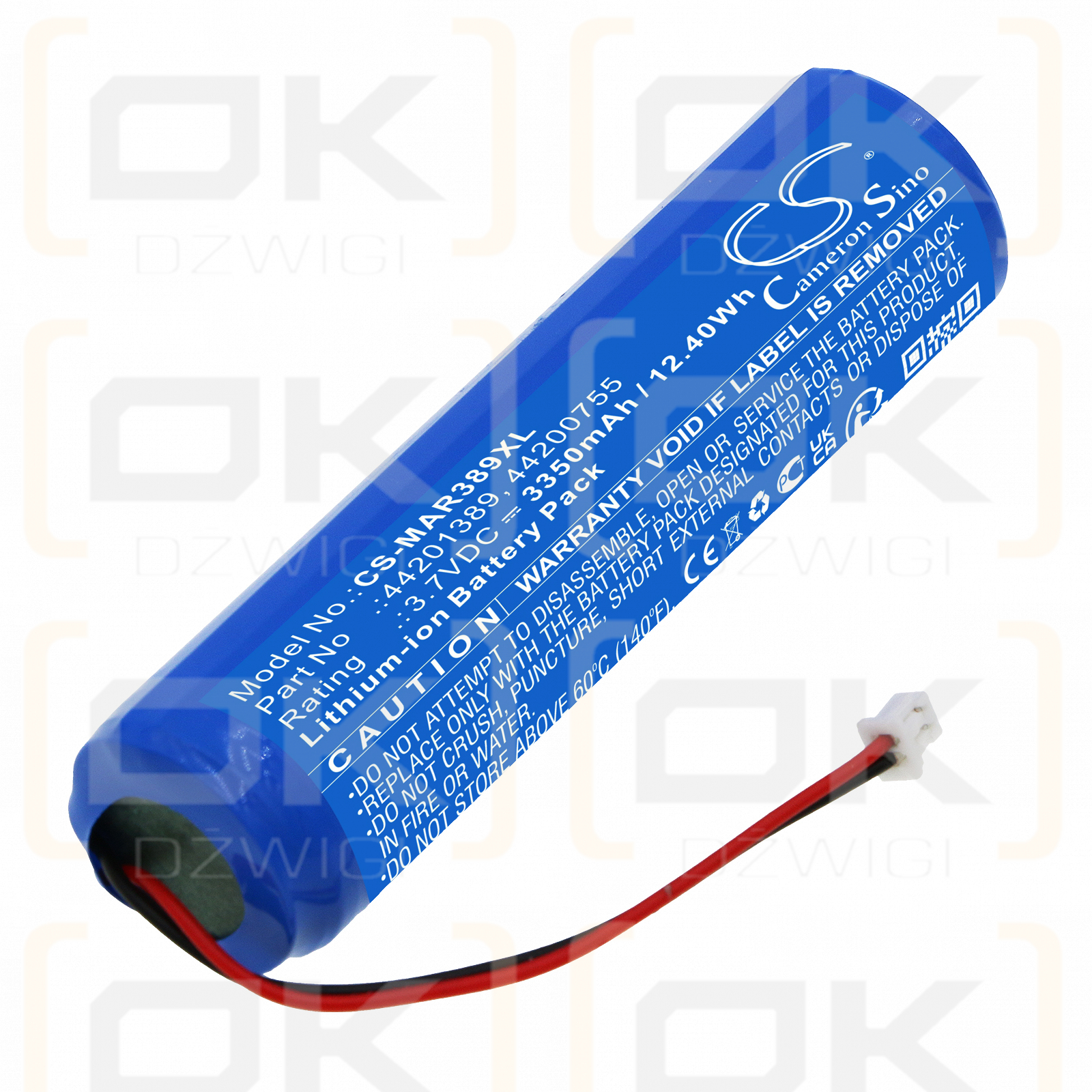 MARES Genius Air / 44201389 3350mAh Li-ion 3.7V (Cameron Sino)