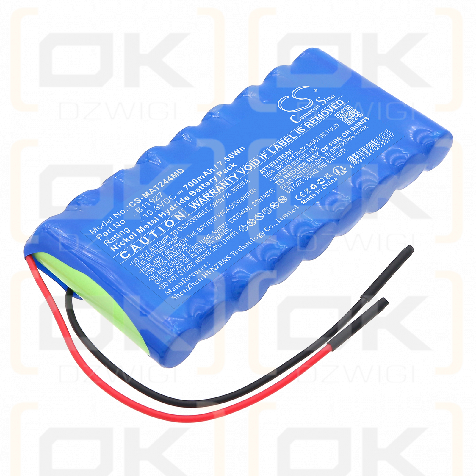 MAQUET Magnus OR Table Wireless Hand Control / 2270244 700 mAh Ni-MH 10.8 V (Cameron Sino)