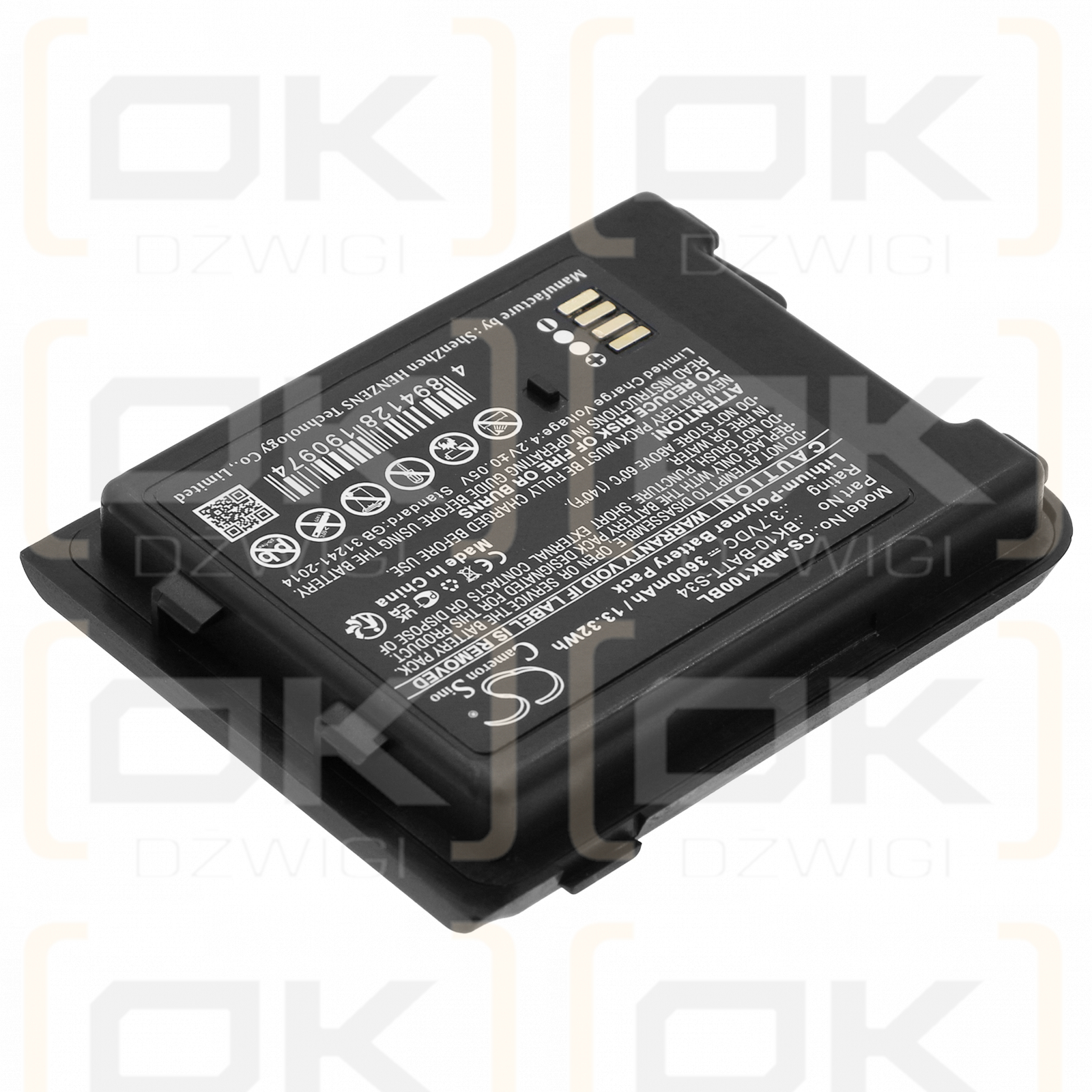 M3 Mobile BK10 / BK10-BATT-S34 3600mAh Li-Polímero 3.7V (Cameron Sino)