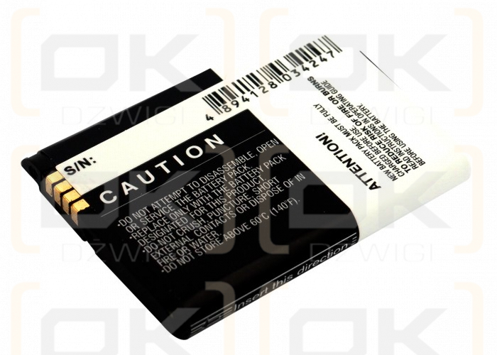 Motorola Backflip i886 / BN80 1100mAh Li-ion 3.7V (Cameron Sino)