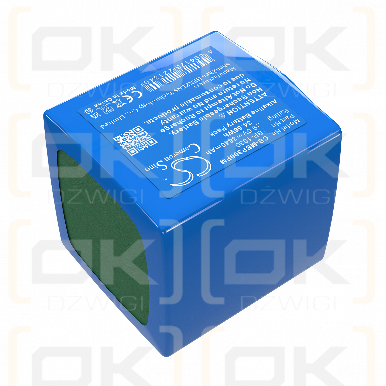 Merl Pointer 3000 ELT Emergency Locator / BP-1030 3840mAh Alkaline 9.0V (Cameron Sino)