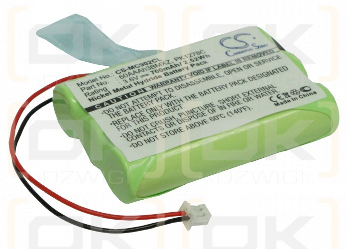 Matracom MC902 / PT6 700mAh Ni-MH 3.6V (Cameron Sino)