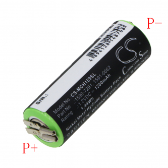 Moser Ermila Bella 1590 / 1590-7291 1200mAh Ni-MH 1.2V (Cameron Sino)