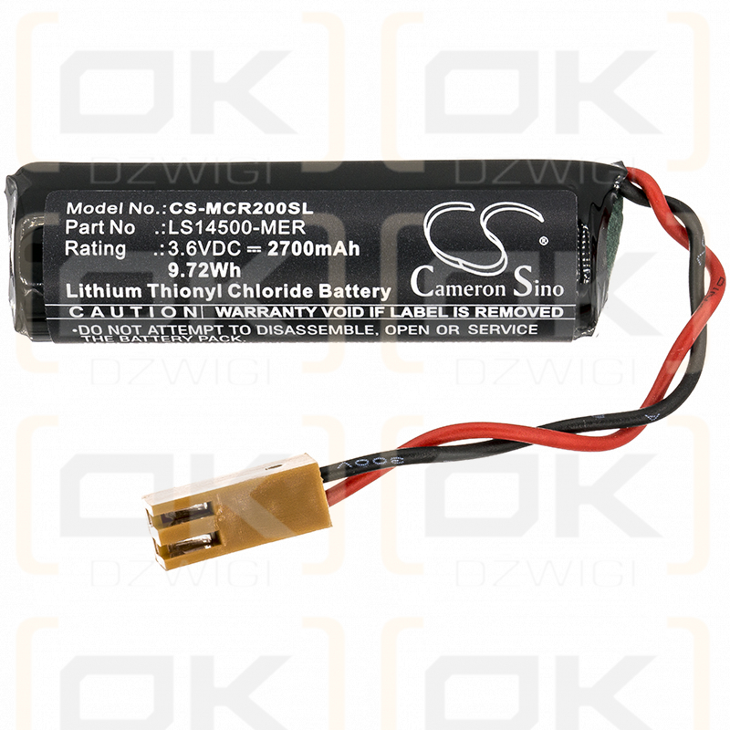 Mitsubishi CR3-535M / LS14500-MER 2700 mAh Li-SOCl2 3,6 V (Cameron Sino)