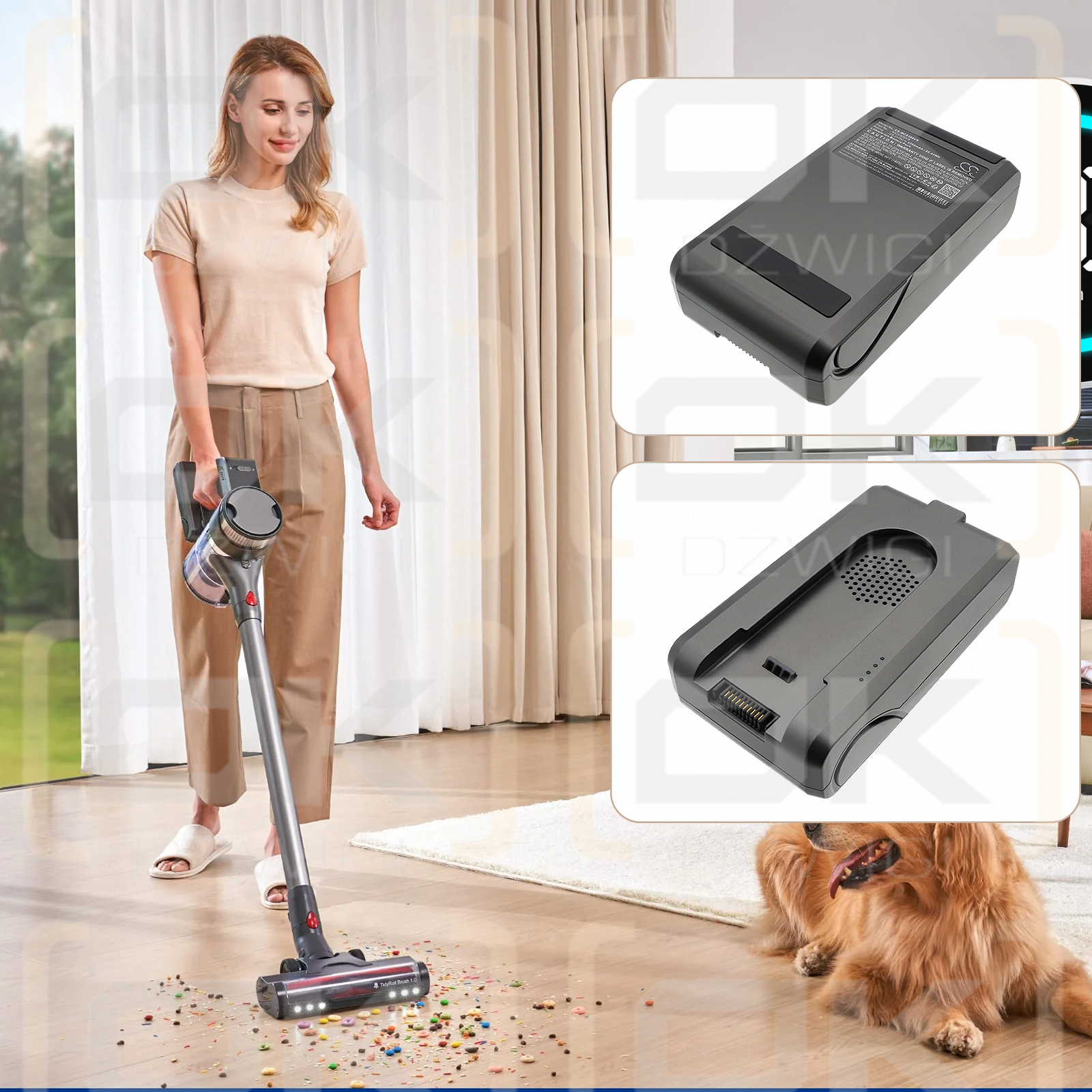 Maircle S3 Mate Cordless Pet Vacuum Cleaner 2200mAh Li-ion 25.2V (Cameron Sino)