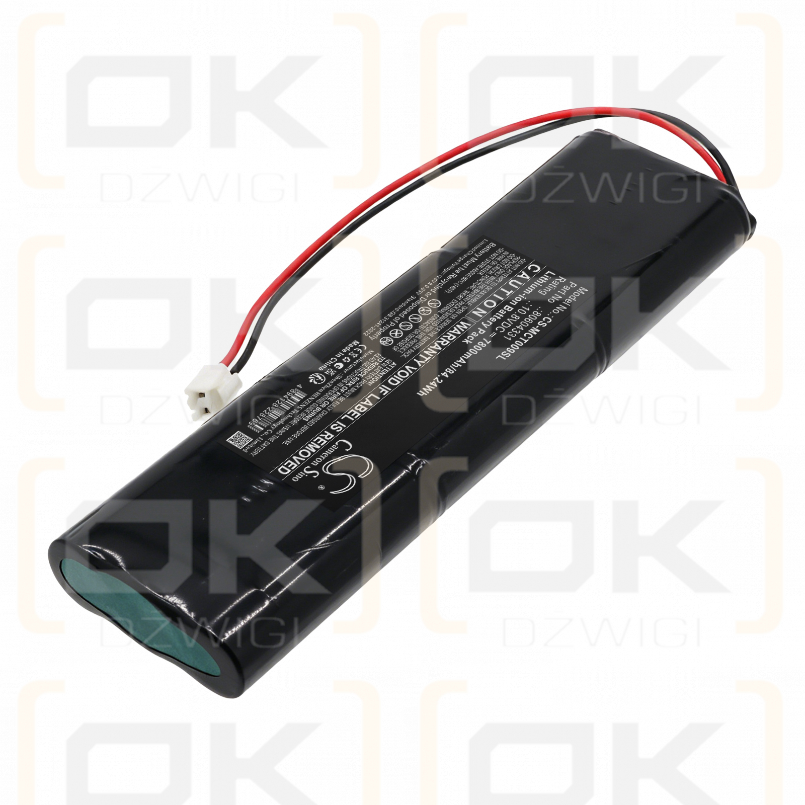 Replacement Battery for Triax MCT 009 TV Anlyzer / 80604331 7800 mAh Li-ion 10.8 V (Cameron Sino)