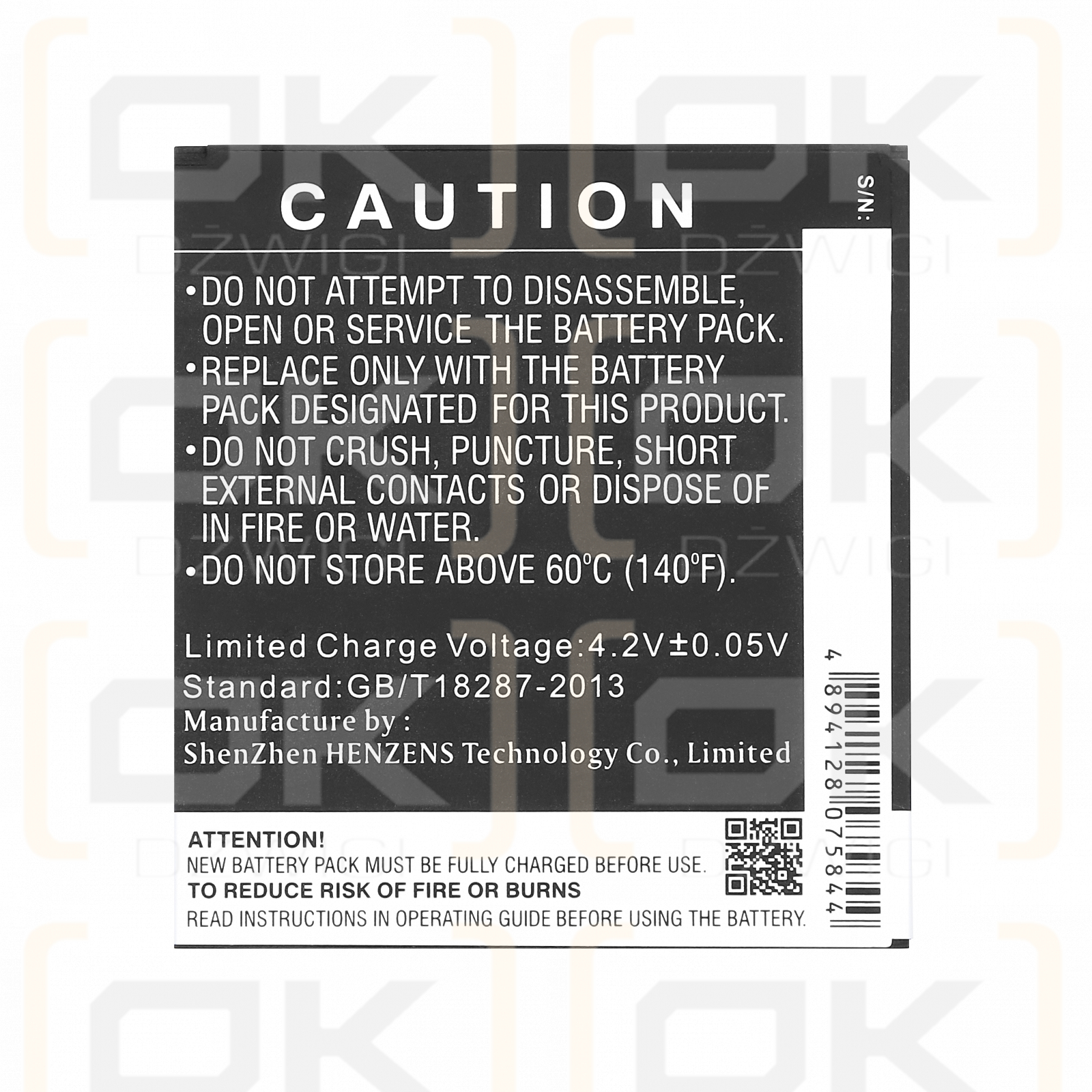 Mobistel MT-9081W / BTY26180 2000 mAh Li-ion 3.7 V (Cameron Sino)