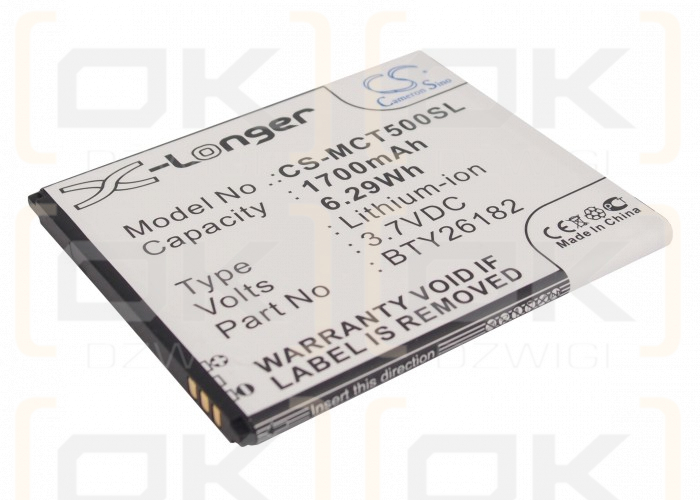 Mobistel MT-9201S / BTY26182 1700mAh Li-ion 3.7V (Cameron Sino)