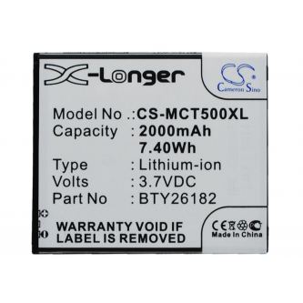 Mobistel MT-9201S / BTY26182 2000 mAh Li-Ion 3,7 V (Cameron Sino)