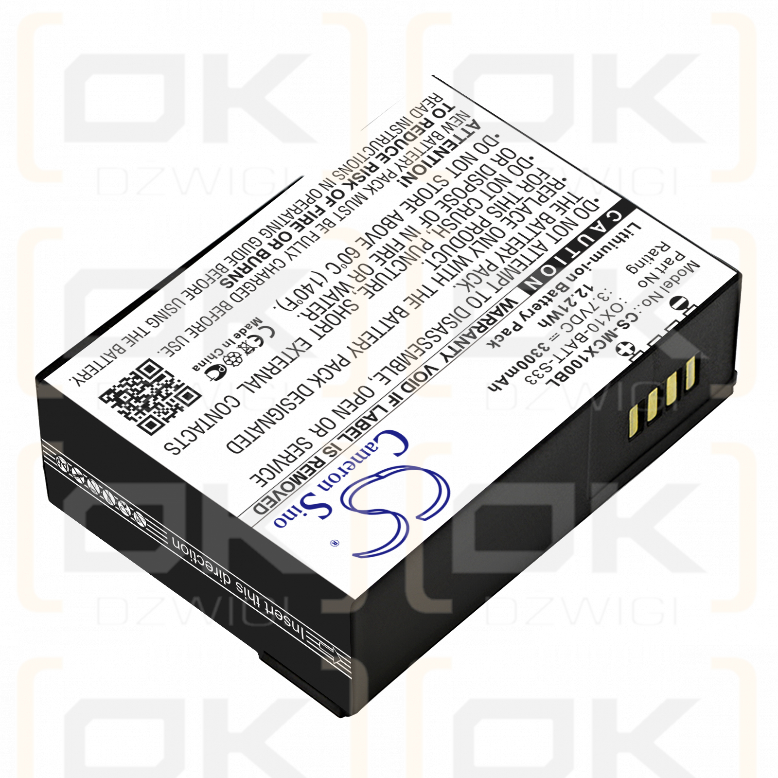 M3 Mobile OX10 RFID / OX10-BATT-S33 3300mAh Li-ion 3.7V (Cameron Sino)