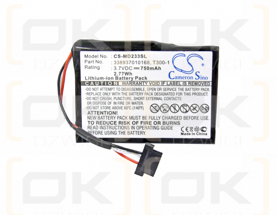 Medion MD98860 / 338937010168 750mAh Li-ion 3.7V (Cameron Sino)