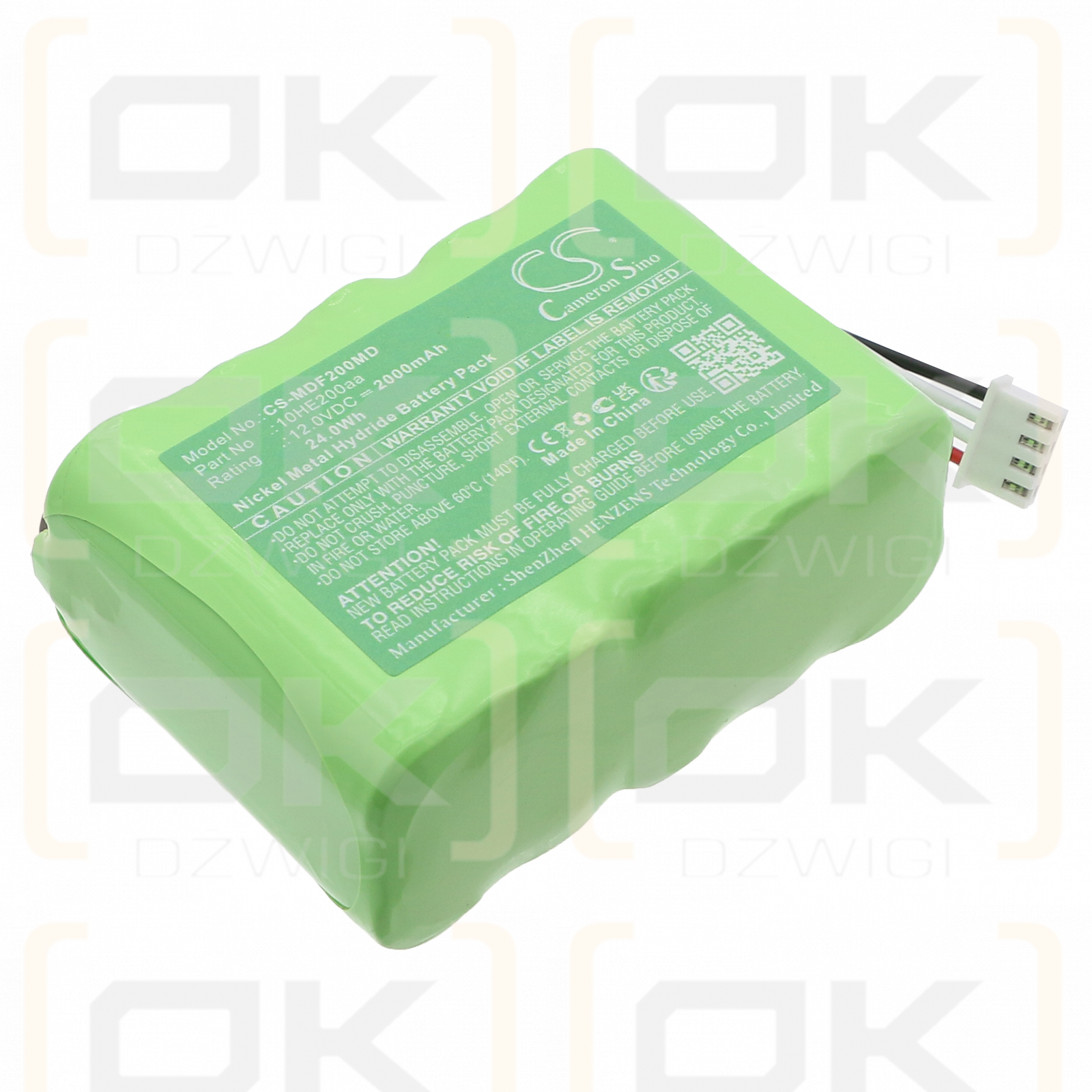 Medifosion DI-2000 / 10HE200aa 2000mAh Ni-MH 12.0V (Cameron Sino)