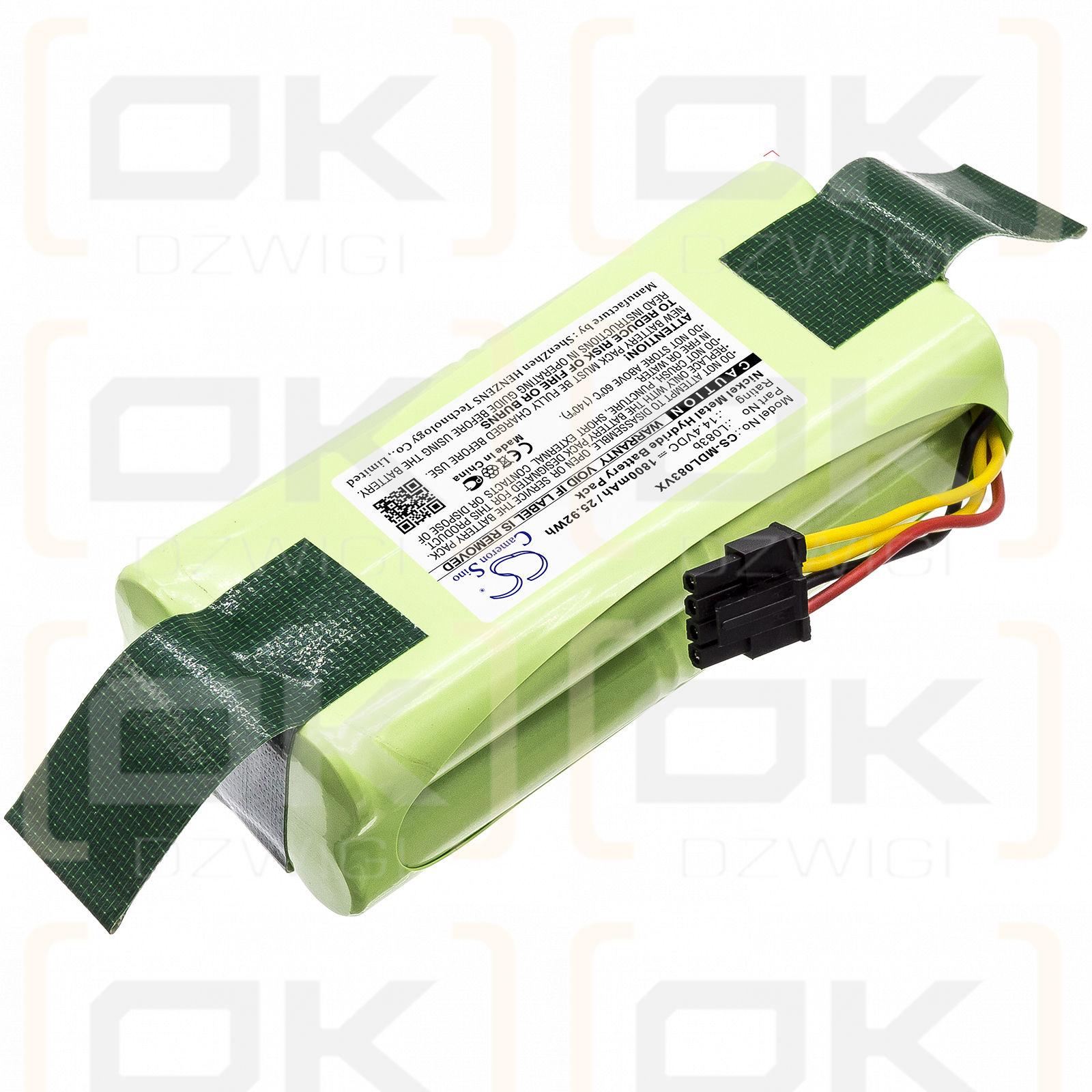 Midea R1-L081A / L083b 1800 mAh Ni-MH 14,4 V (Cameron Sino)