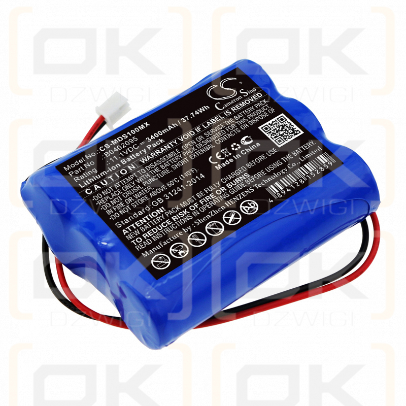 Medsonic MSCPR-1A / B0402095 3400mAh Li-ion 11.1V (Cameron Sino)