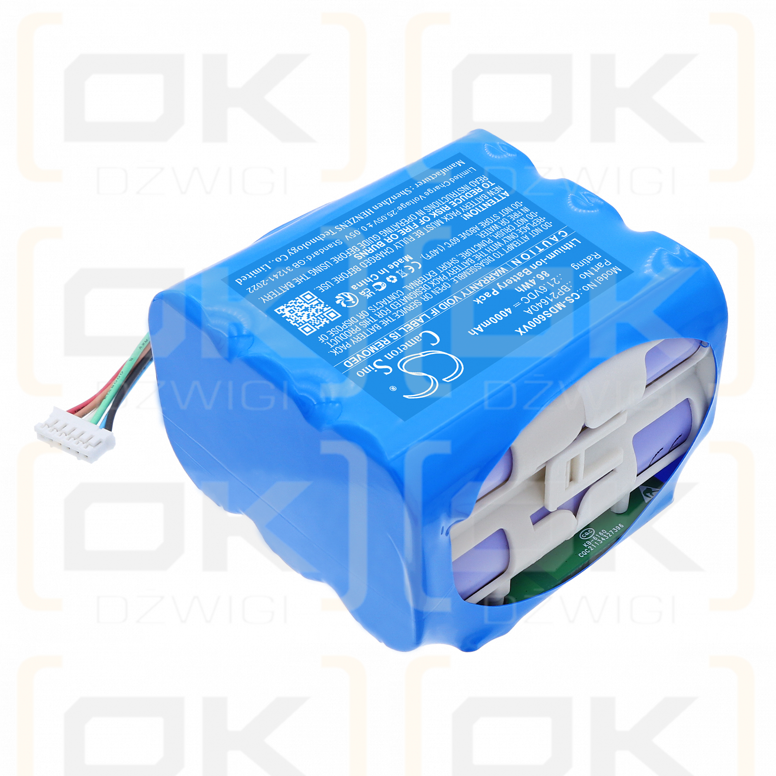 Midea S60 Ultra / BP21640A 4000 mAh Li-ion 21.6 V (Cameron Sino)