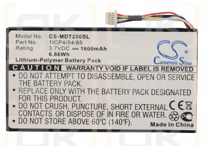 IEIMobile MODAT-200 / 1ICP4/54/85 1800mAh Li-Polímero 3.7V (Cameron Sino)