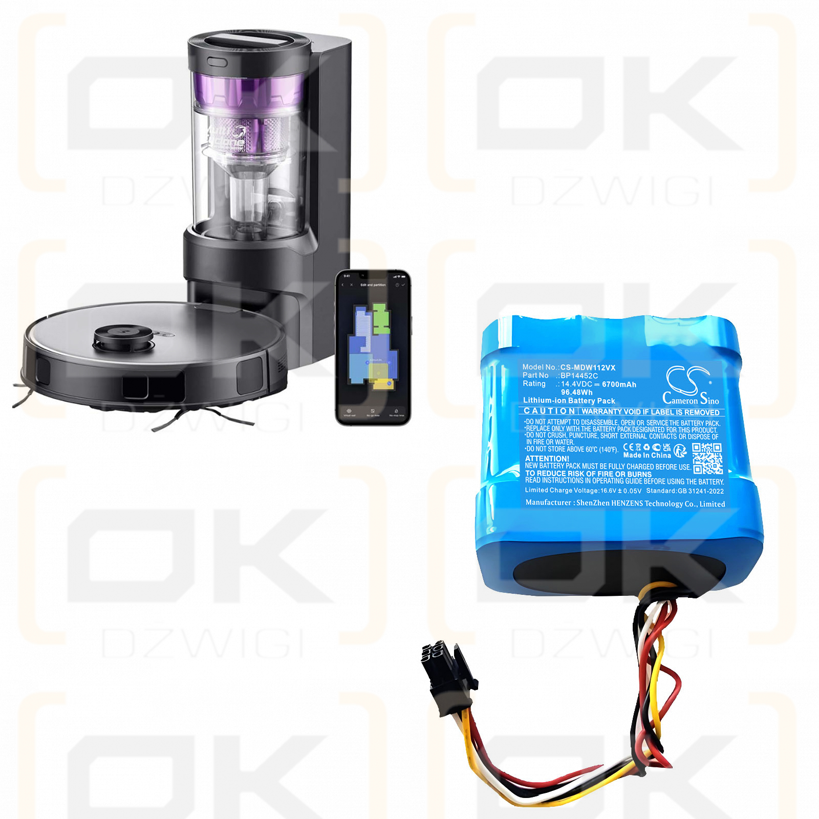 ETA 6241 Aurum / 98600 6700mAh Li-ion 14.4V (Cameron Sino)