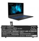 Batería Schenker VIA 15 / BATRPFIDG3-6102 de polímero de litio de 7800 mAh y 11,55 V (Cameron Sino)