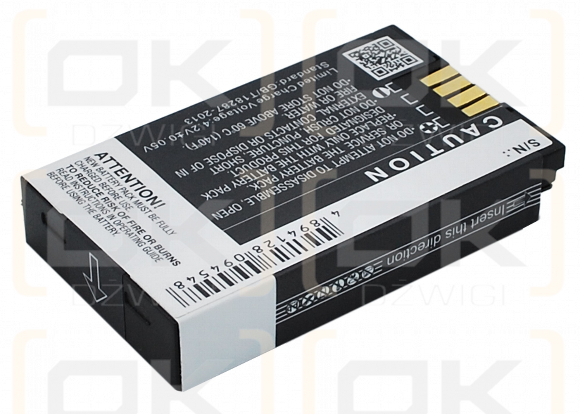 SkyGolf SkyCaddie SG4 / 37-00025-001 1400 mAh Li-ion 3.7 V (Cameron Sino)