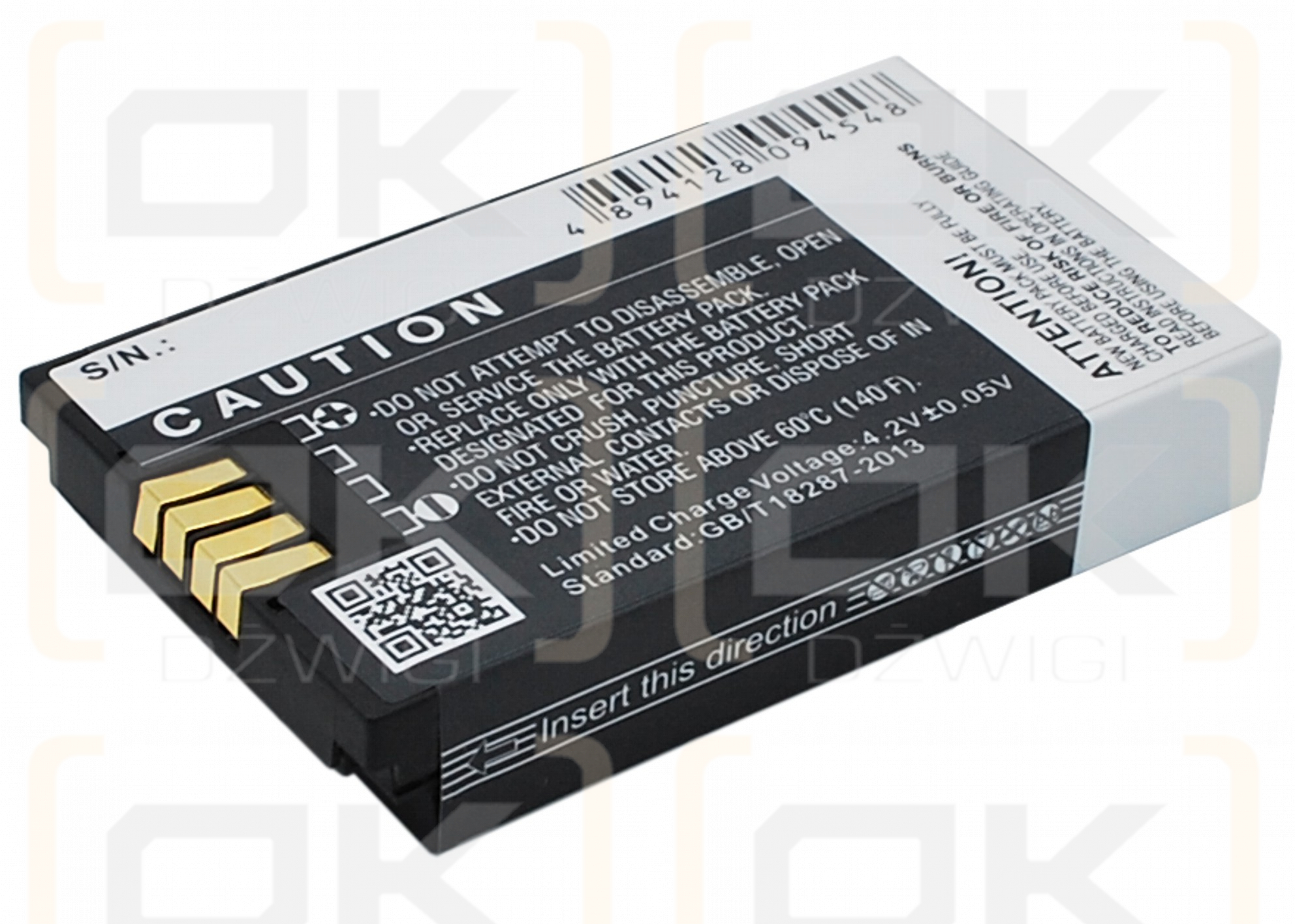 SkyGolf SkyCaddie SG4 / 37-00025-001 1400 mAh Li-ion 3.7 V (Cameron Sino)
