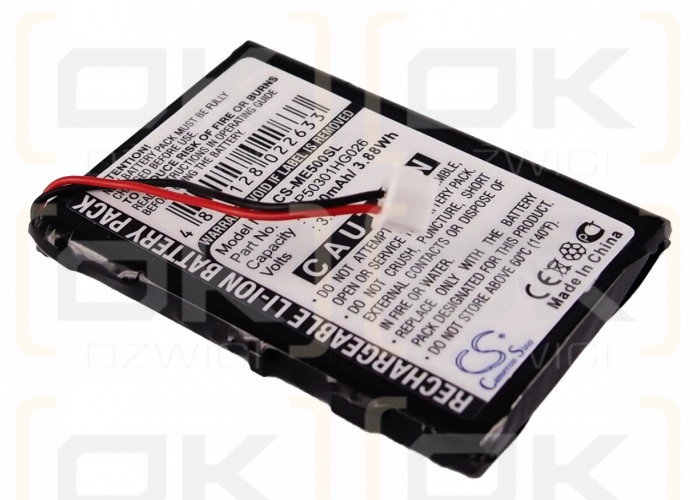 SkyGolf SG2 / GP50301HG026 1050mAh Li-ion 3.7V (Cameron Sino)