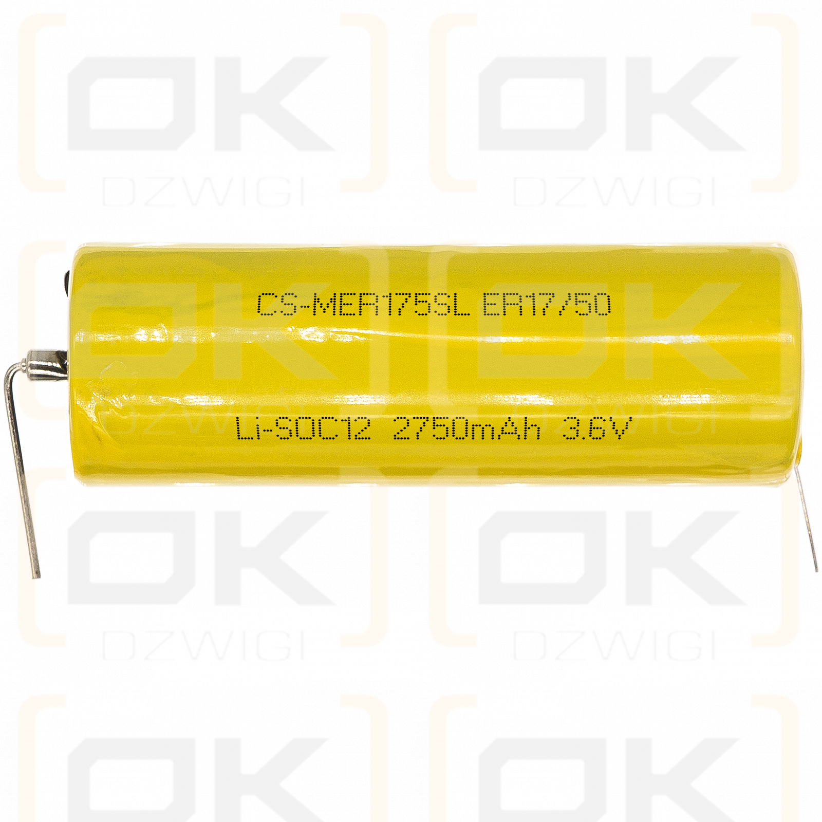 Maxell ER17/50 2750mAh Li-SOCl2 3.6V (Cameron Sino)