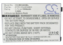 Referencia ES405 / BTRY-ES40EAB00 1500mAh Li-ion 3.7V (Cameron Sino)