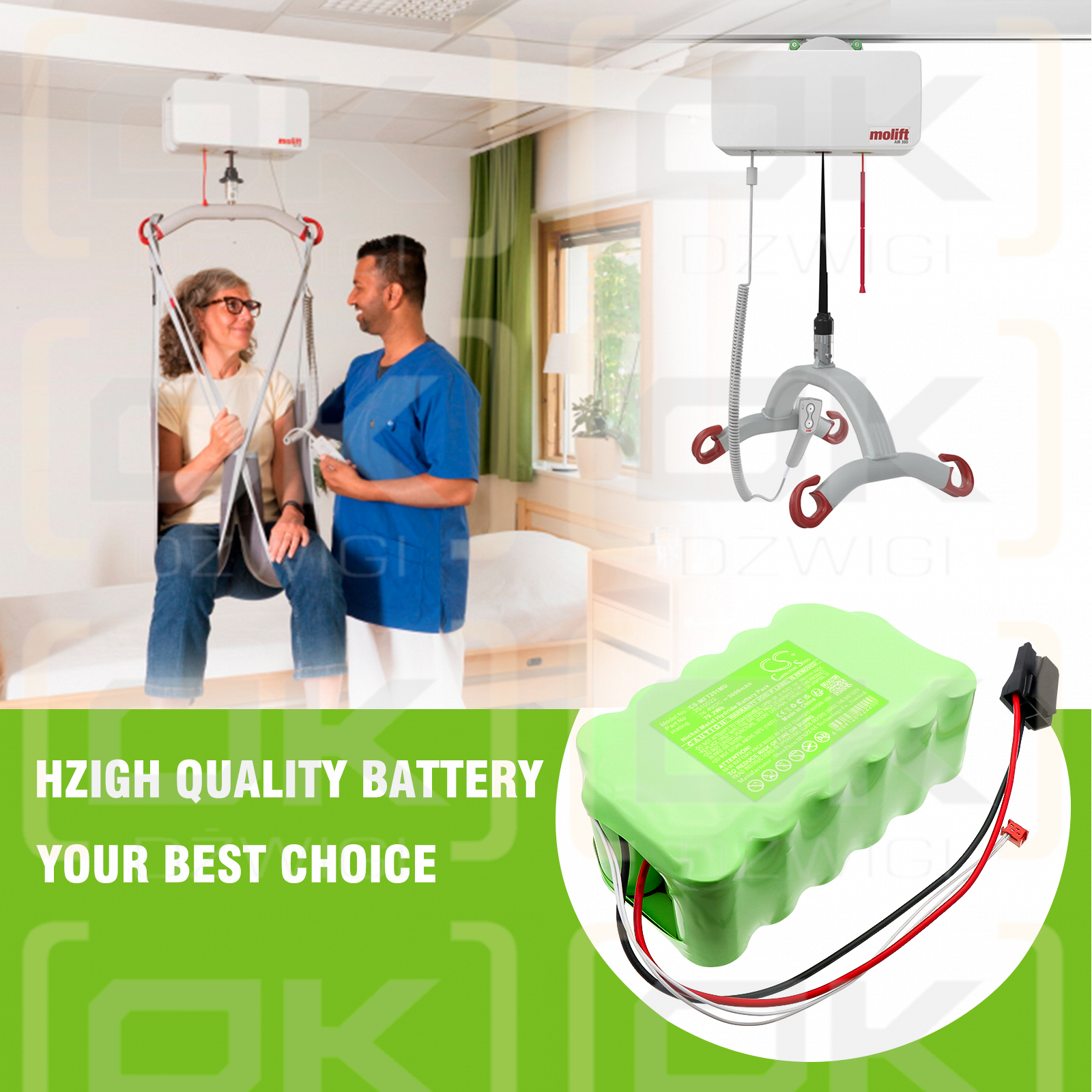 Molift survey-sick / 1 221 115.00 3000mAh Ni-MH 26.4V (Cameron Sino)