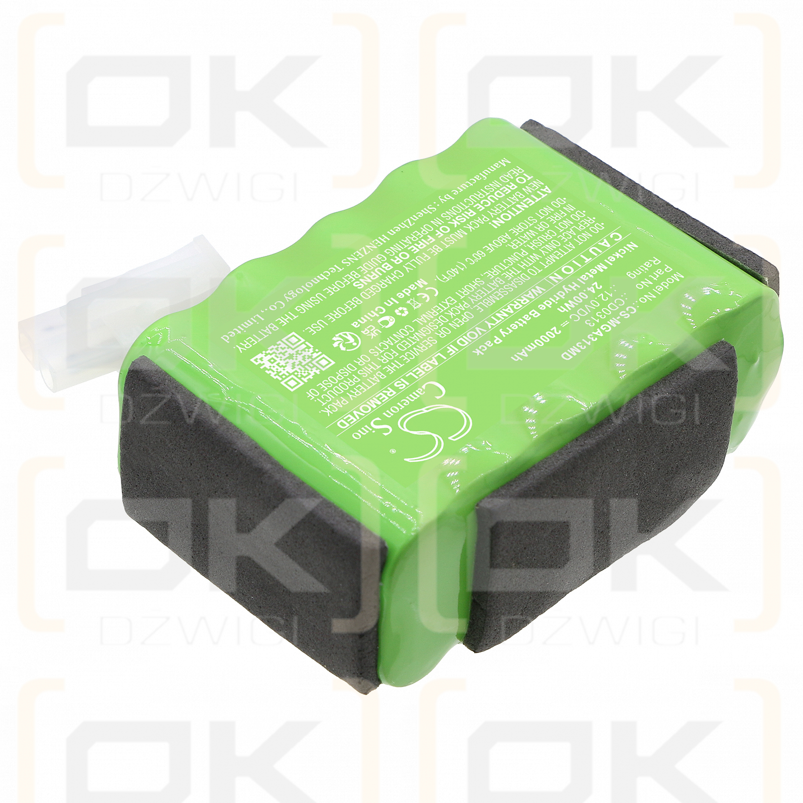 Mangar Airflo 12 / CD0313 2000 mAh Ni-MH 12,0 V (Cameron Sino)