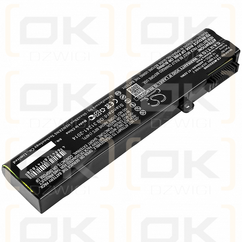 MSI GL62 / BTY-M6H 4400mAh Li-ion 10.8V (Cameron Sino)