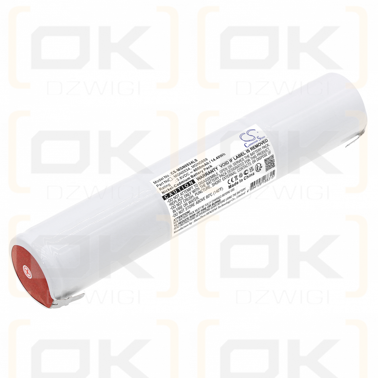 Schneider 953908 / MGN0534 4000 mAh Ni-CD 3,6 V (Cameron Sino)