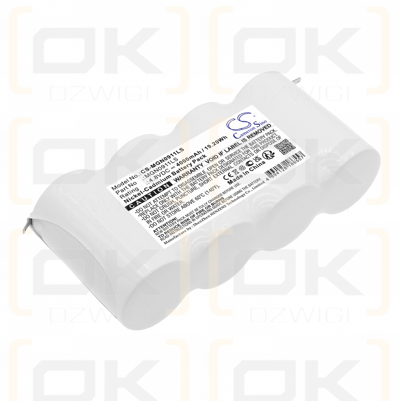 Schneider MGN9039 4000mAh Ni-CD 4.8V (Cameron Sino)