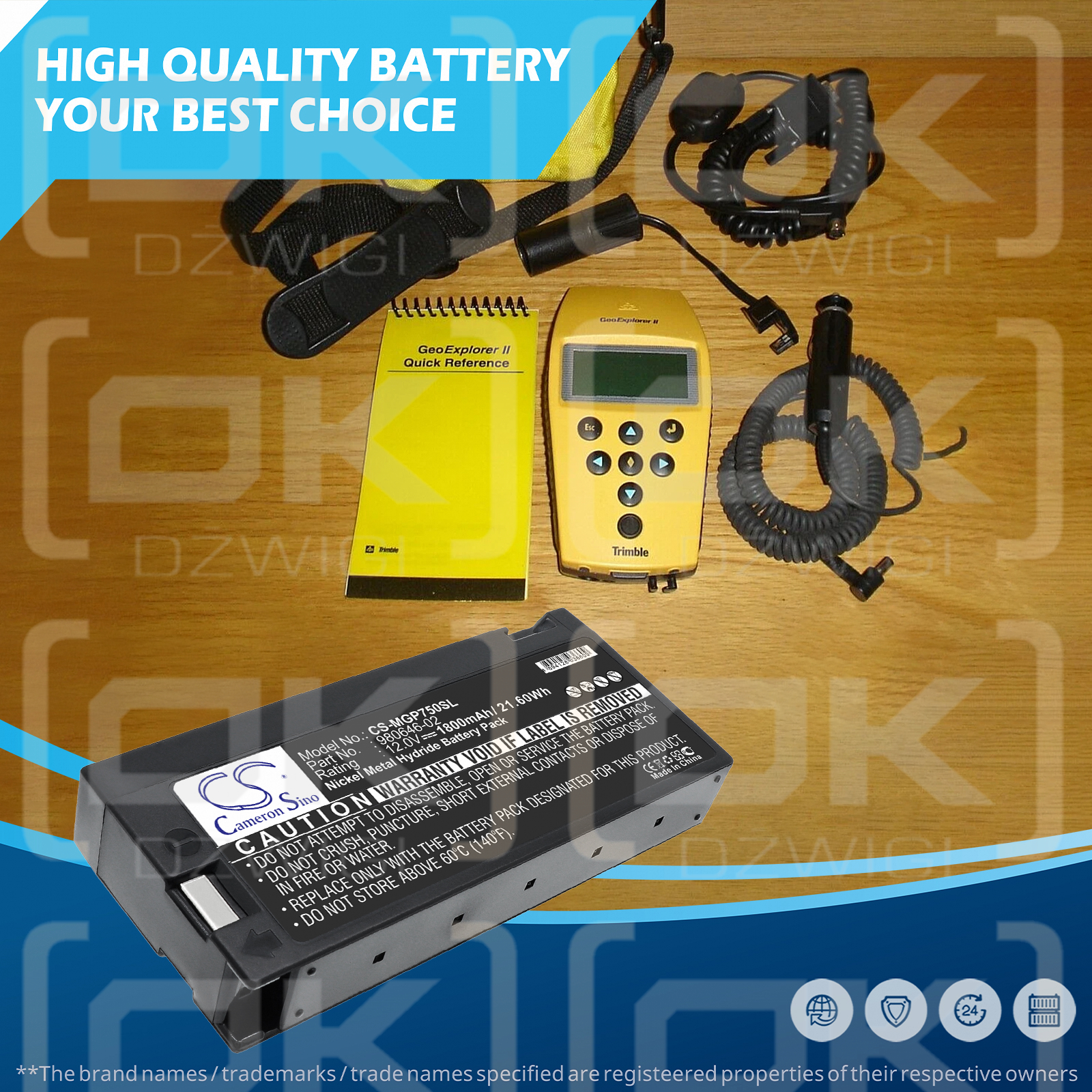 Magellan GPS 750M Plus / 980646-02 1800 mAh Ni-MH 12 V (Cameron Sino)