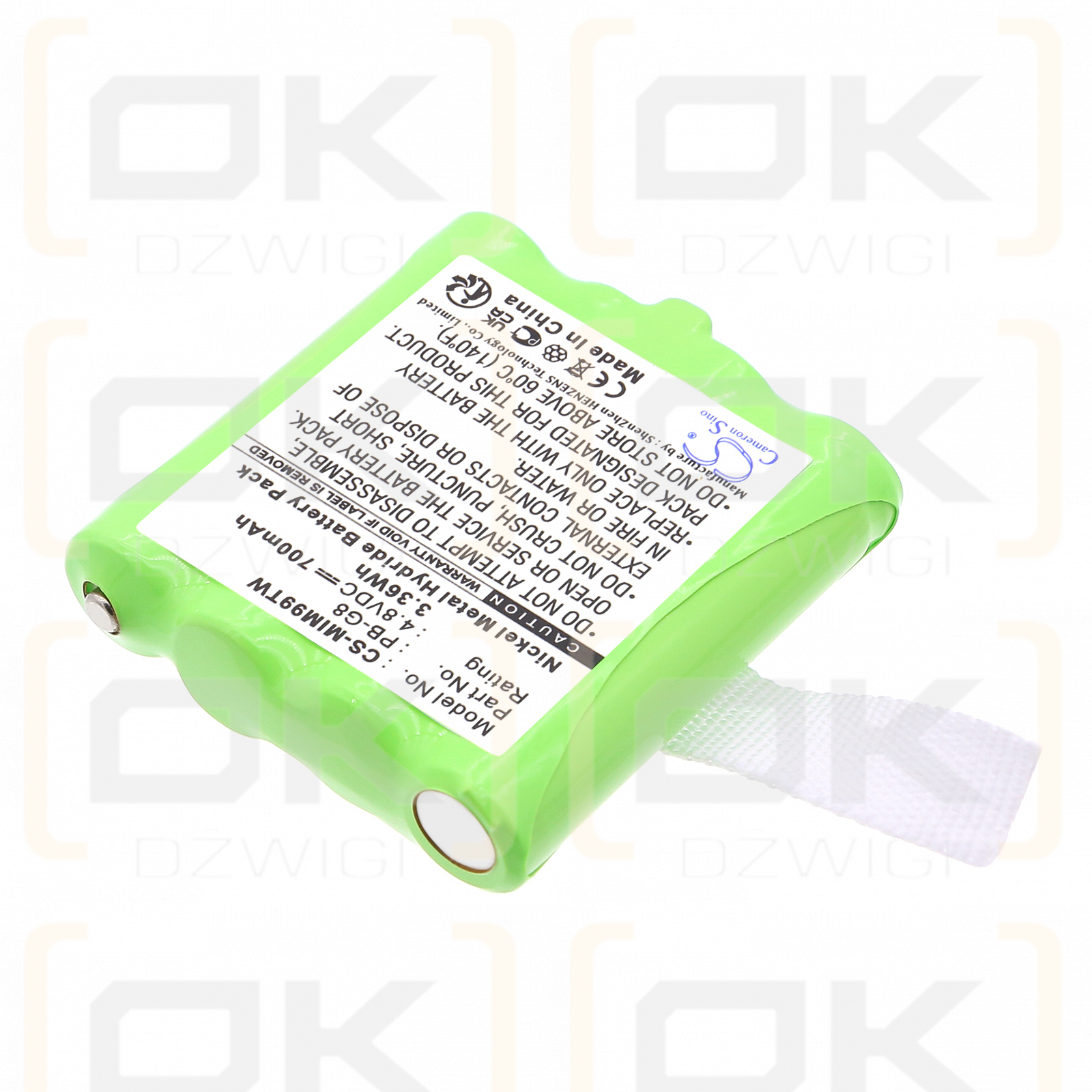 Midland PMR446 / PB-G8 700 мАч Ni-MH 4,8 В (Cameron Sino)