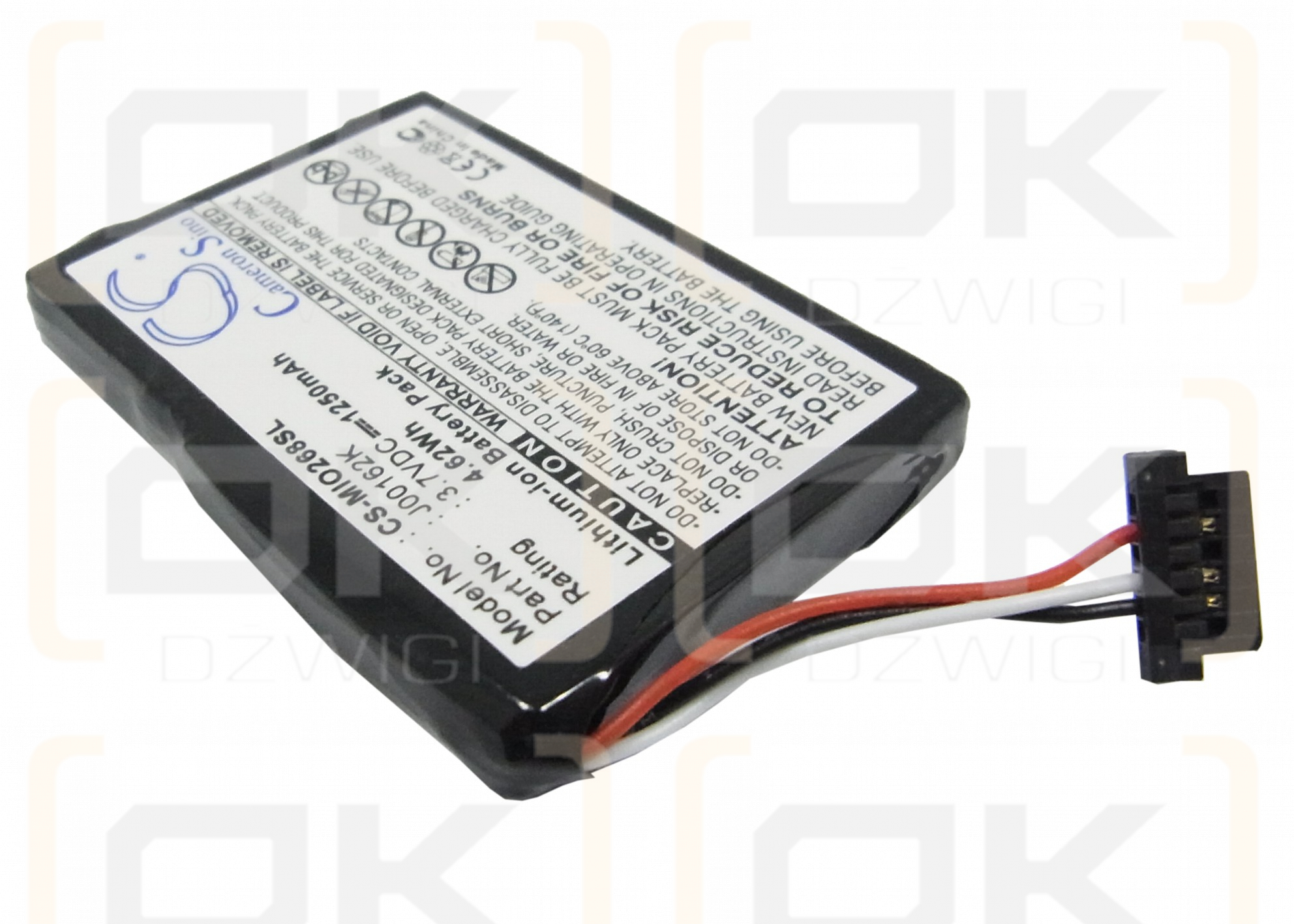 Mitac Mio C310x 1250 mAh Li-Ion 3,7 V (Cameron Sino)