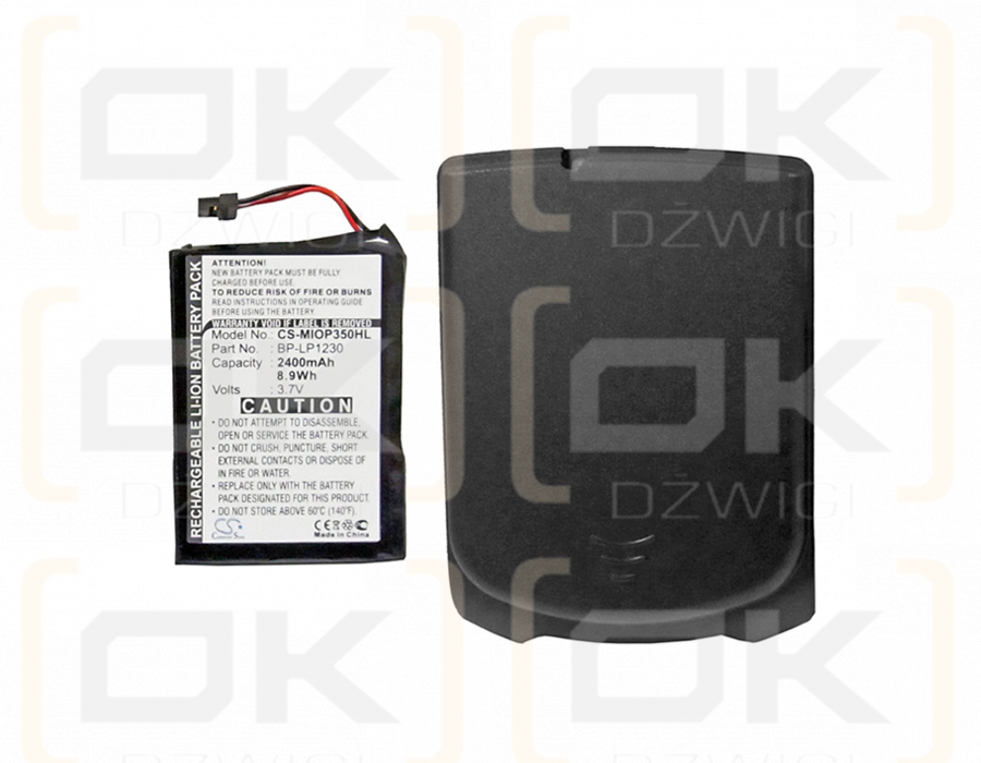 Mitac Mio P550m / 541380530006 2400 mAh Li-ion 3.7 V (Cameron Sino)
