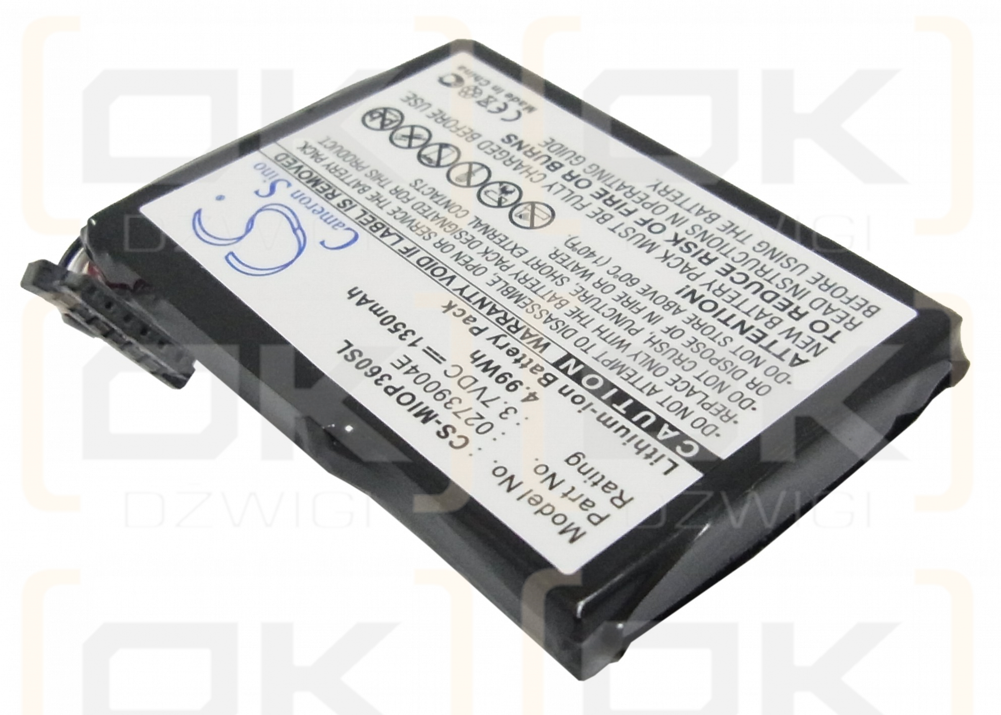 Mitac Mio P565 / E3MT07135211 1350 mAh Li-Ion 3,7 V (Cameron Sino)