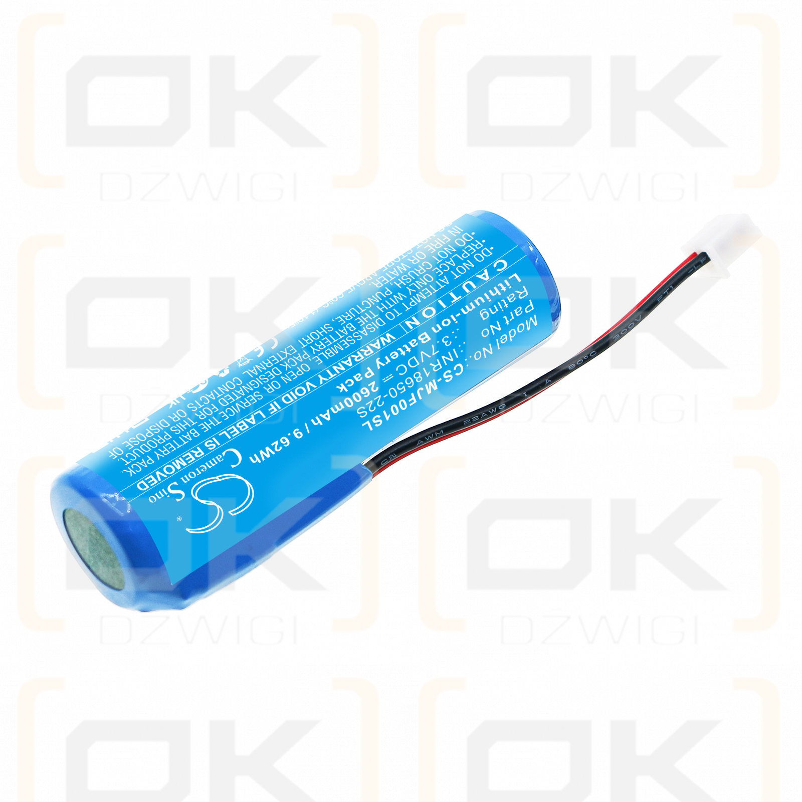 MIJA MJXFJ01XW / INR18650-22S 2600mAh Li-ion 3.7V (Cameron Sino)