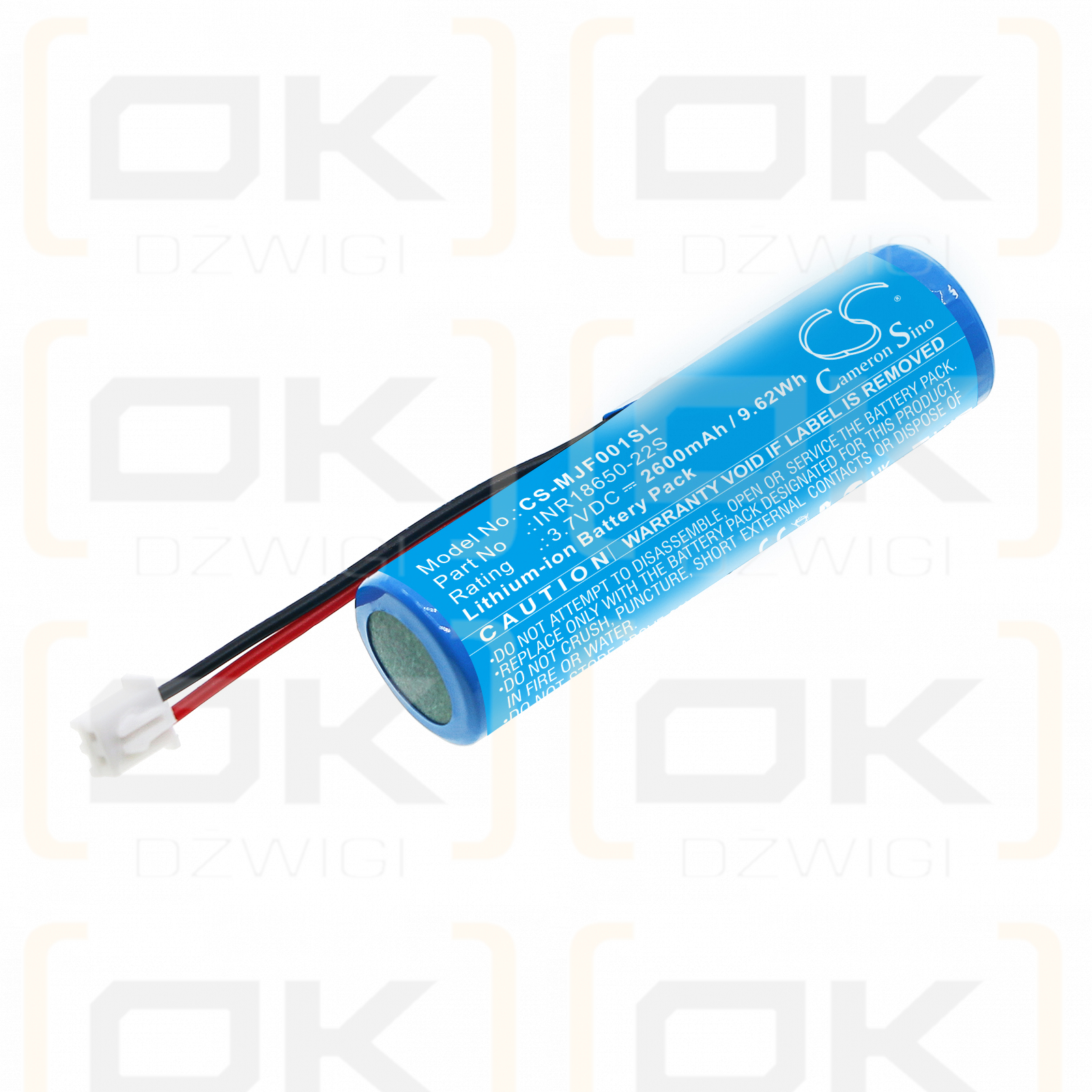 MIJA MJXFJ01XW / INR18650-22S 2600 mAh Li-Ion 3,7 V (Cameron Sino)