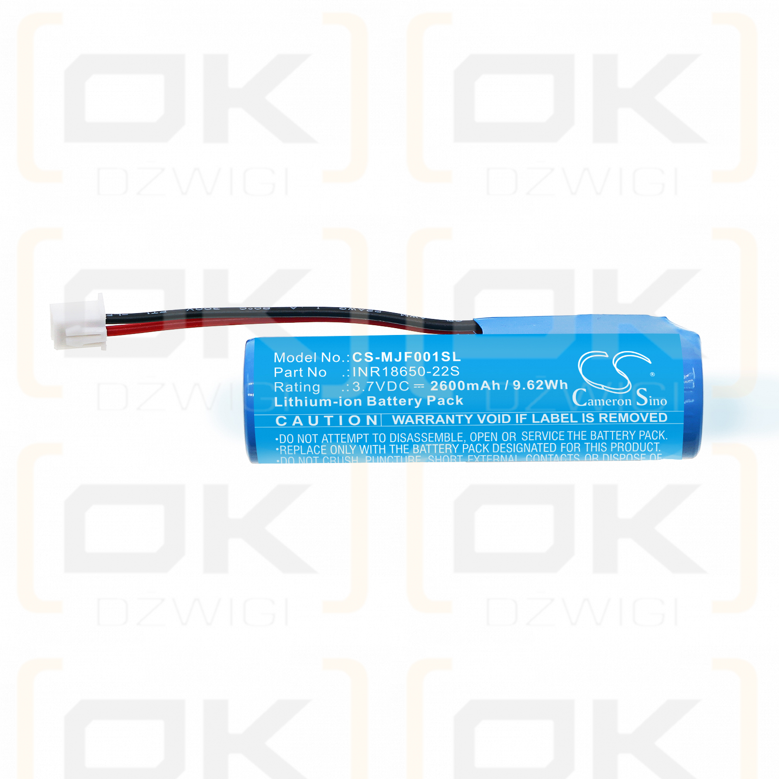 MIJA MJXFJ01XW / INR18650-22S 2600mAh Li-ion 3.7V (Cameron Sino)