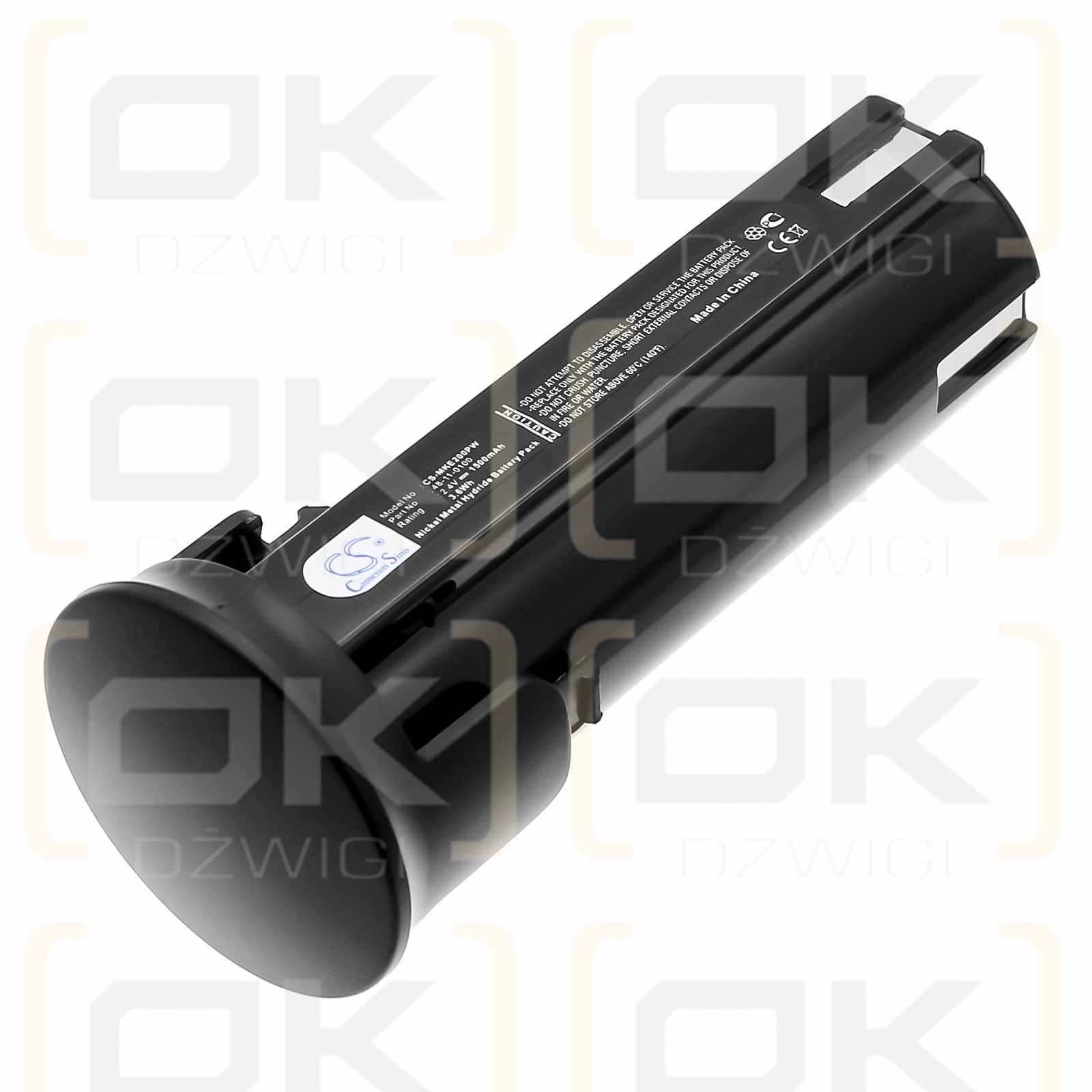 Milwaukee 6546-6 / 48-11-0100 1500mAh Ni-MH 2.4V (Cameron Sino)
