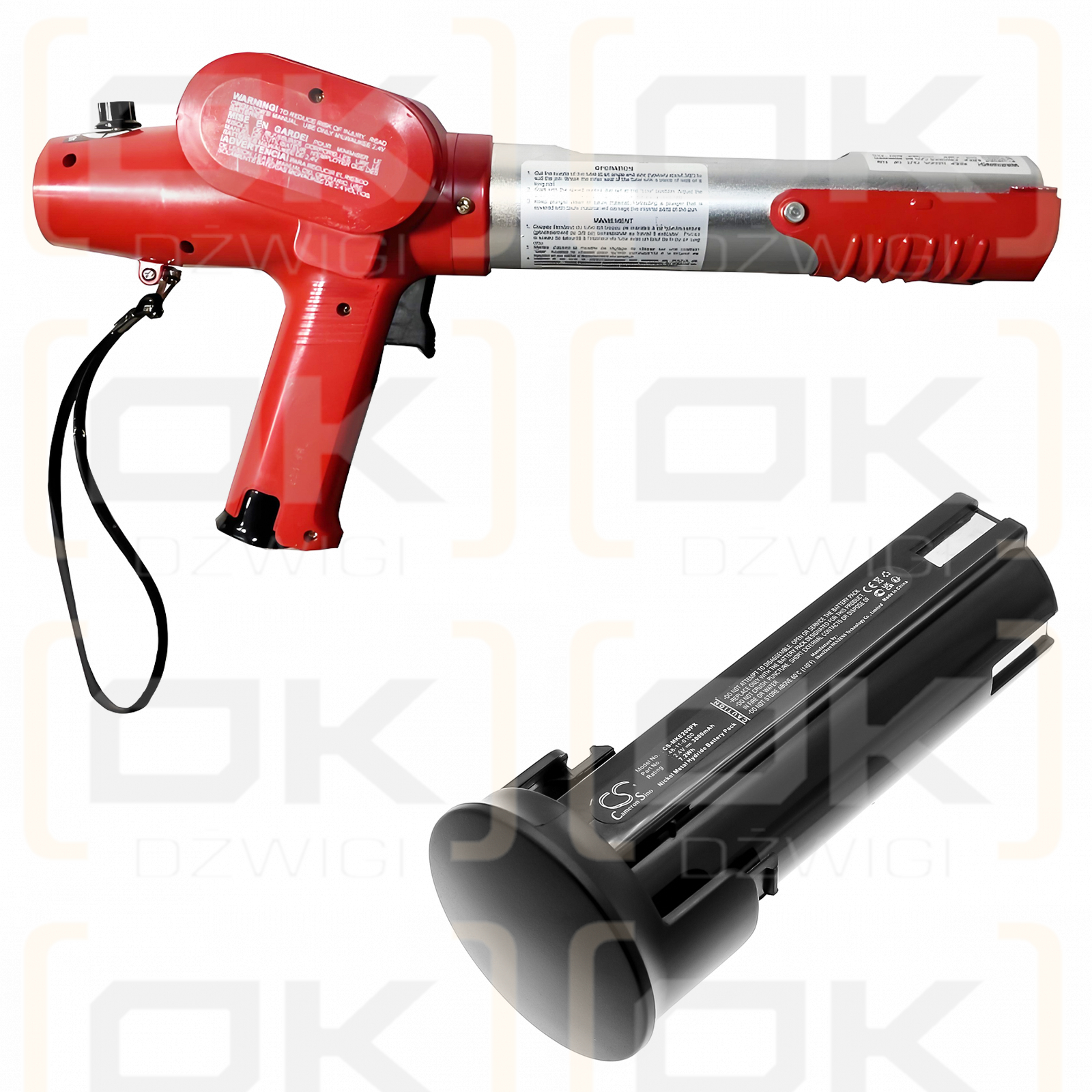 Milwaukee 6546-6 / 48-11-0100 3000mAh Ni-MH 2.4V (Cameron Sino)